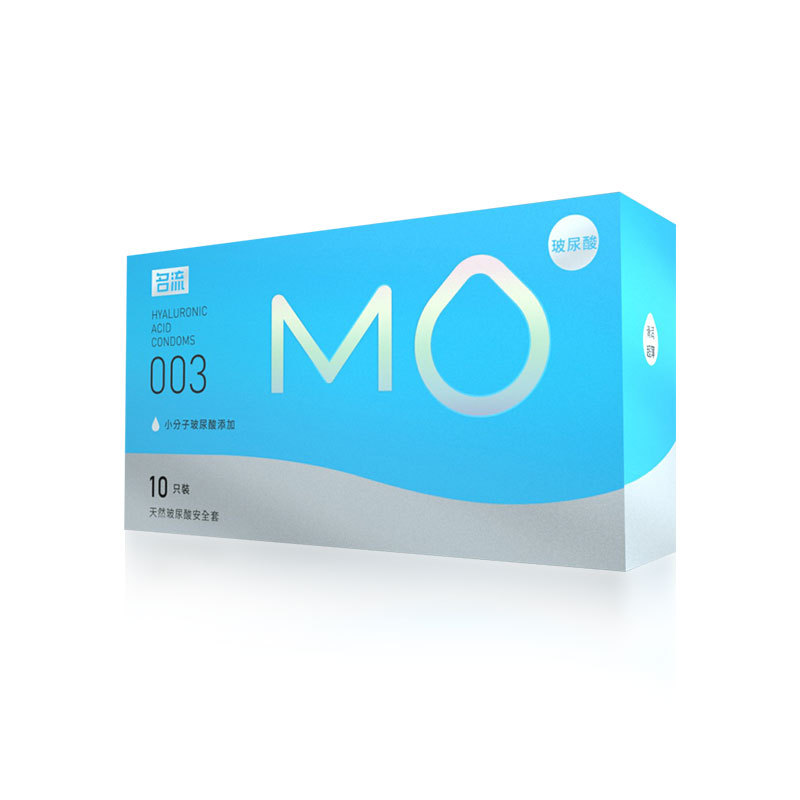 [名流]天然胶乳橡胶避孕套(MO003安全套)(无香味)(光面超薄型)(52mm)